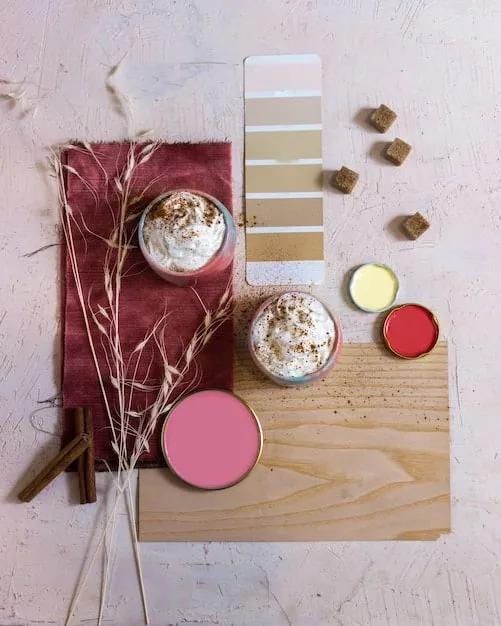 A mood board featuring various color palettes suitable for fall layering, including warm neutrals, jewel tones, and earth tones. Swatches of different fabric textures are also included to illustrate how to combine materials effectively.