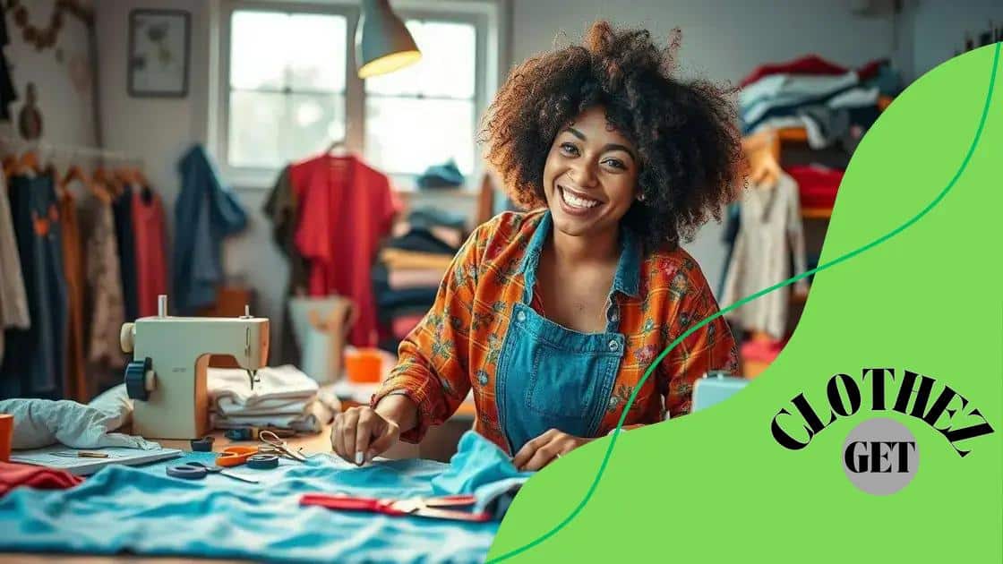 Step-by-step guide to upcycle your clothes