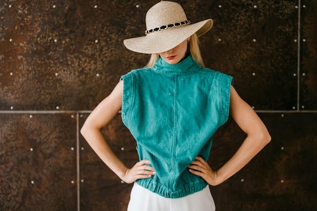 A model showcasing a stylish outfit made from hemp fabric, highlighting its natural texture and drape. The image demonstrates the versatility of hemp in creating both structured and casual garments.