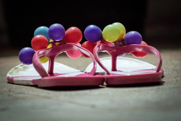 A shot showcasing maximalist sandals with bold colors, extravagant embellishments (beads, chains, pom-poms), and unique textures (faux fur, metallic finishes). Highlight the playful and eye-catching details that define this trend. Style the sandals with a vivid, summery outfit to amplify the maximalist vibe.