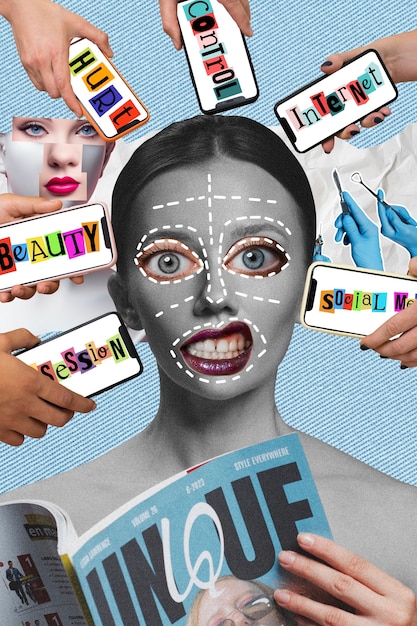 A collage of Instagram posts from various emerging US designers, showcasing their unique design aesthetics and brand identities. Each post features high-quality images and engaging captions.