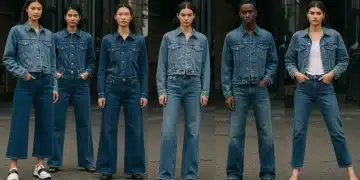 Recent Changes in Denim Styles You Probably Missed: A Deep Dive Models wearing modern and diverse denim styles in a city environment, highlighting recent fashion trends.