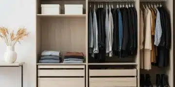 Seasonal Capsule Wardrobes: Simplify Life and Style Organized seasonal capsule wardrobe with versatile clothing