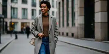 Confident individual in personalized fashion, urban backdrop