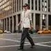 Woman adapting 2026 runway fashion for city street style