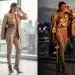 Woman transitioning from professional to evening wear, showcasing versatility
