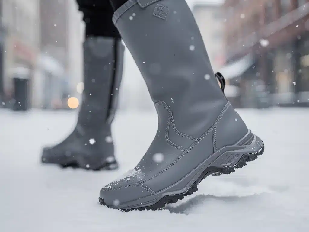 Insulated knee-high boots from Winter 2026 collection