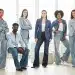 Models wearing diverse Spring 2026 denim trends, showcasing wide-leg, flared, and tailored jean styles.